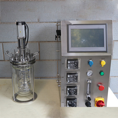 实验室小型玻璃发酵罐 微生物发酵罐 细菌发酵罐 高校科研专用