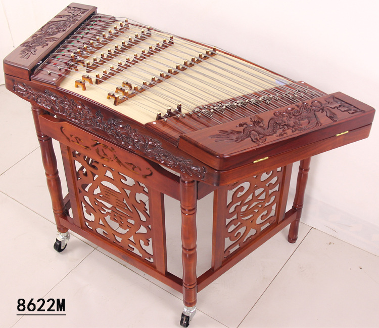 北京星海8621222327系列杨琴福禄雕龙荷花考级402扬琴乐器