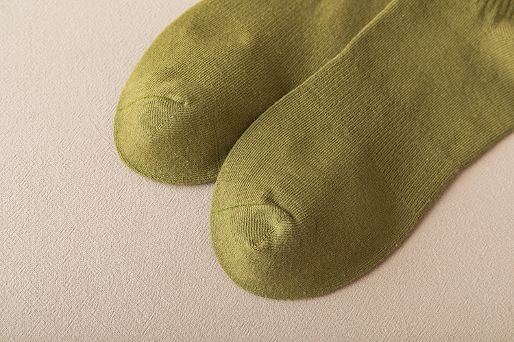 袜子男秋季新品横杠条纹休闲运动袜高橡筋日系男士长袜