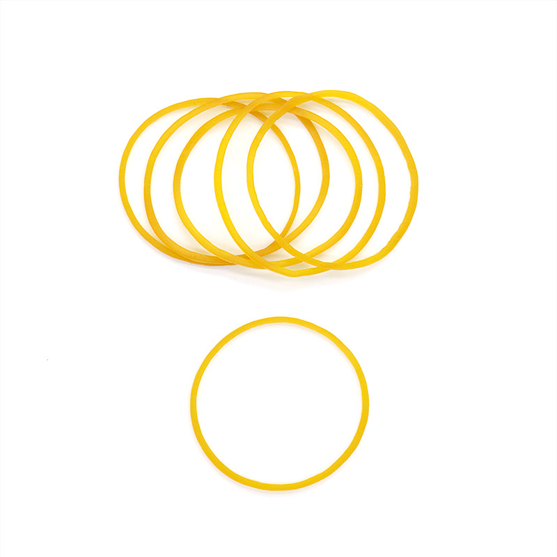 橡皮筋弹力耐 扎钱皮筋黄色牛皮筋耐温烫发橡胶圈工业橡筋