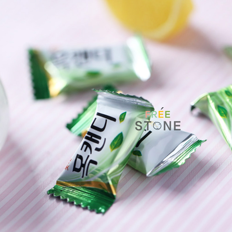 韩国进口休闲零食品 乐天木瓜味润喉糖水果味桶装薄荷糖148g*12