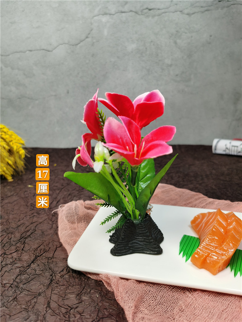 乡厨乡宴摆盘装饰花草冷菜刺身拼盘点缀盘饰花寿司围边点缀摆盘花