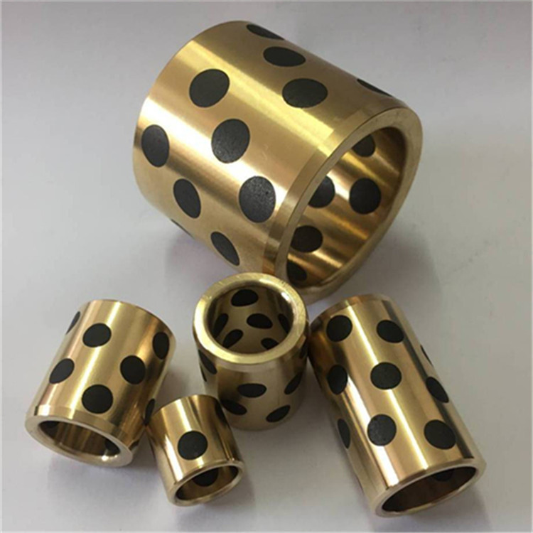 自润滑轴承 油槽铜套 高力黄铜 石墨固体镶嵌轴承 铜套自润滑铜套