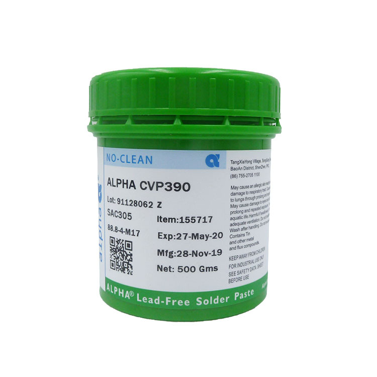 供应爱法cvp390阿尔法sac305无铅高温锡膏alpha环保无卤锡泥锡浆