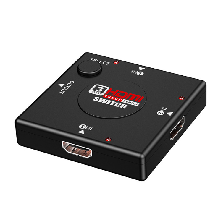 Hdmi Switcher 3-in-1 Hdmi Switcher 3-in-1-out Hdmi Switch Three-to-One Manual Switching