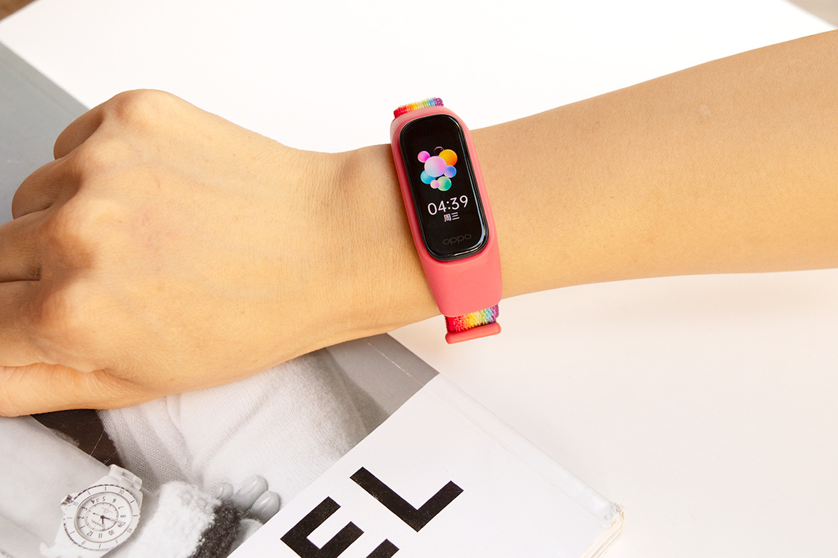 适用oppo手环腕带智能手环oppo band尼龙回环tpu表带oppo watch