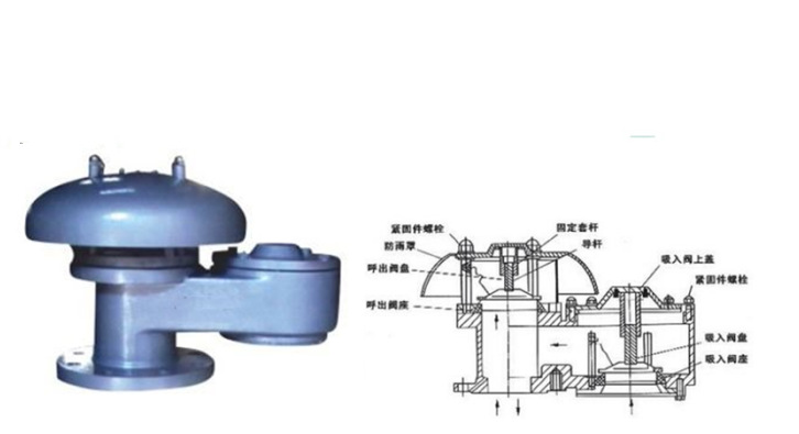 qhxf-89型全天候防爆防冻呼吸阀碳钢 不锈钢 防冻 防火储罐呼吸阀