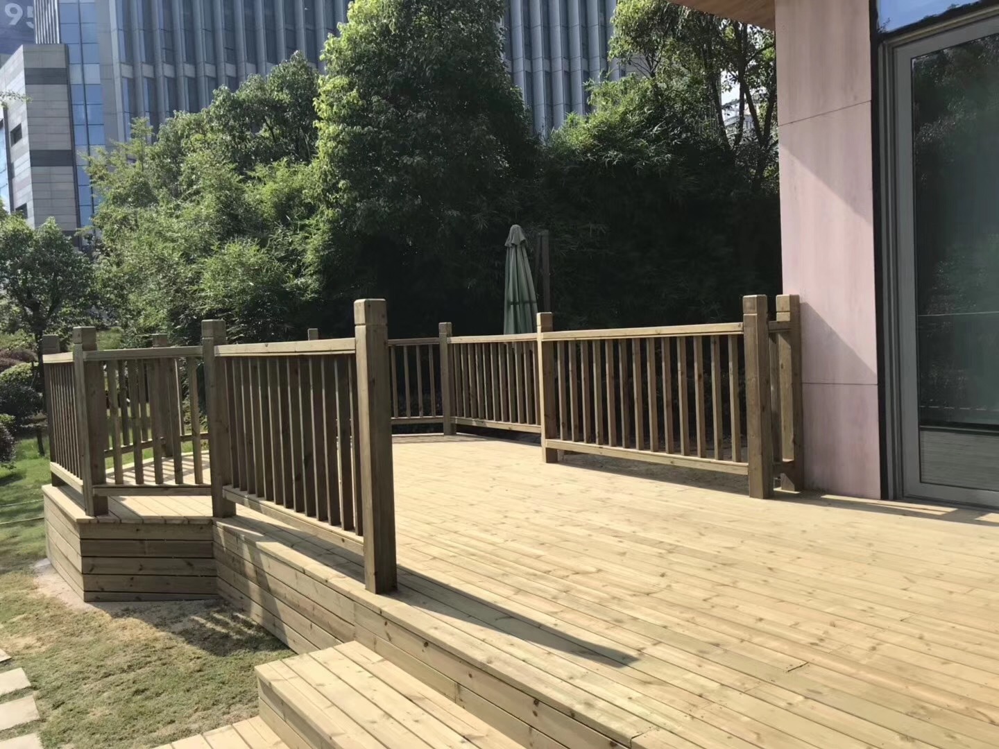 acq深度防腐木 园林景观木栈道地板 高端芬兰木批发 可加工