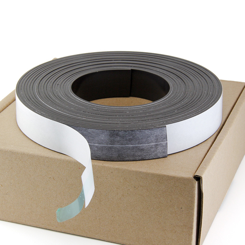 3米橡胶磁条软磁货架标签磁铁柔性吸铁石广告磁贴软磁条25x1