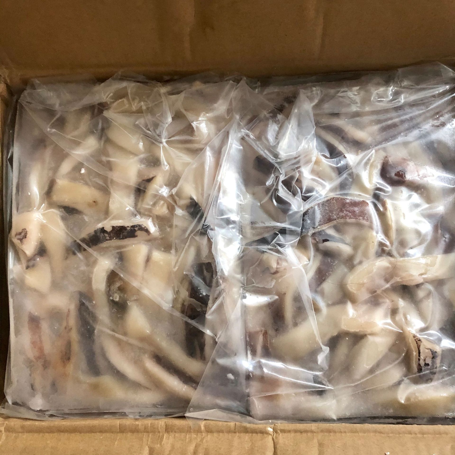 单冻鱿鱼条大连海鲜新鲜速冻品质优良炸炒 500g*10包/件 10斤/件