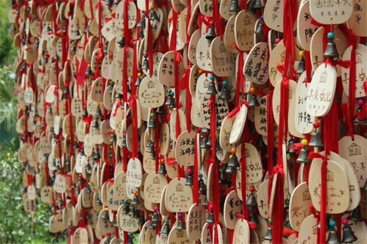 木质许愿牌景区祈福牌寺院祈愿牌寺庙财运牌活动木牌姻缘牌学业牌