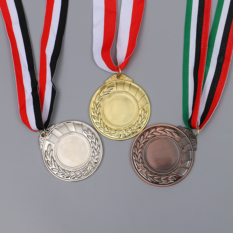 General Medal Medal Zinc Alloy Medal Customized Sports Metal Medal Wheat Medal Professional 123