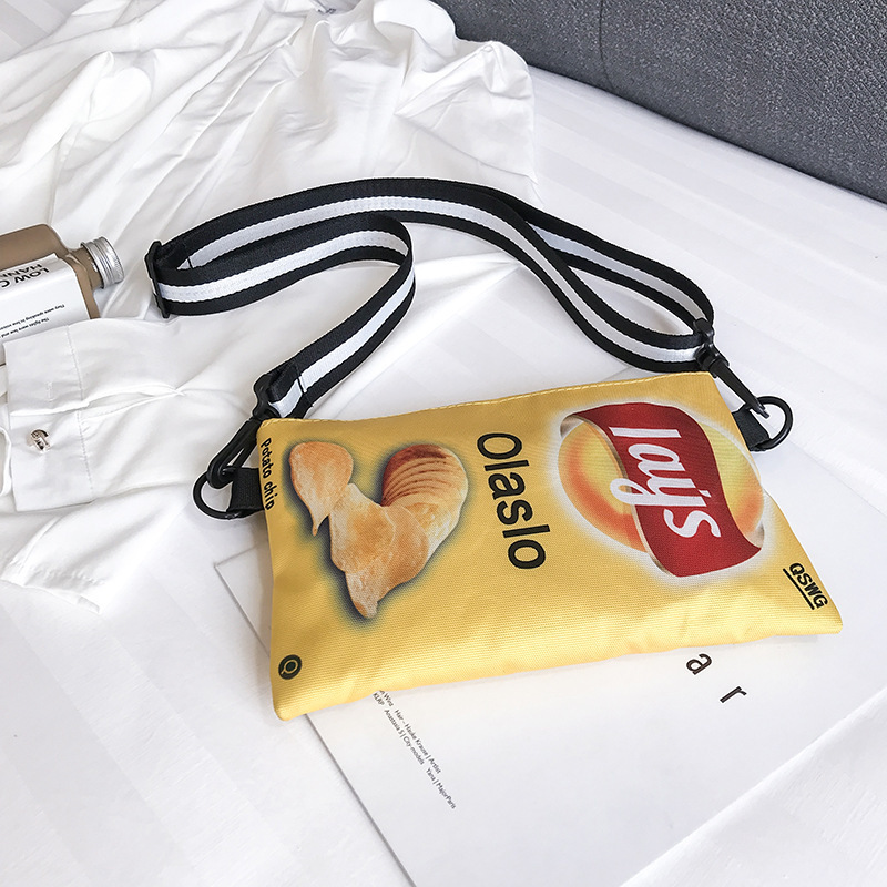 批发单肩包薯片包斜挎包帆布包小包女个性少女学生韩版女包