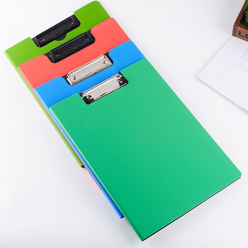 pp试卷夹双面发泡板夹 加厚a4文件夹 办公用品资料夹彩虹色收纳夹