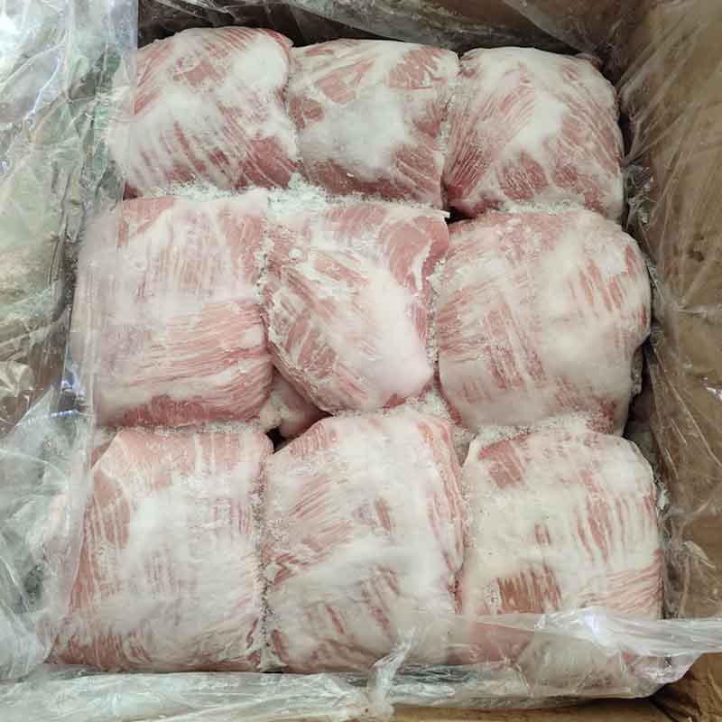 猪肉青 猪颈肉冷冻 原味出成率高猪面青松板肉碳烧肉20斤