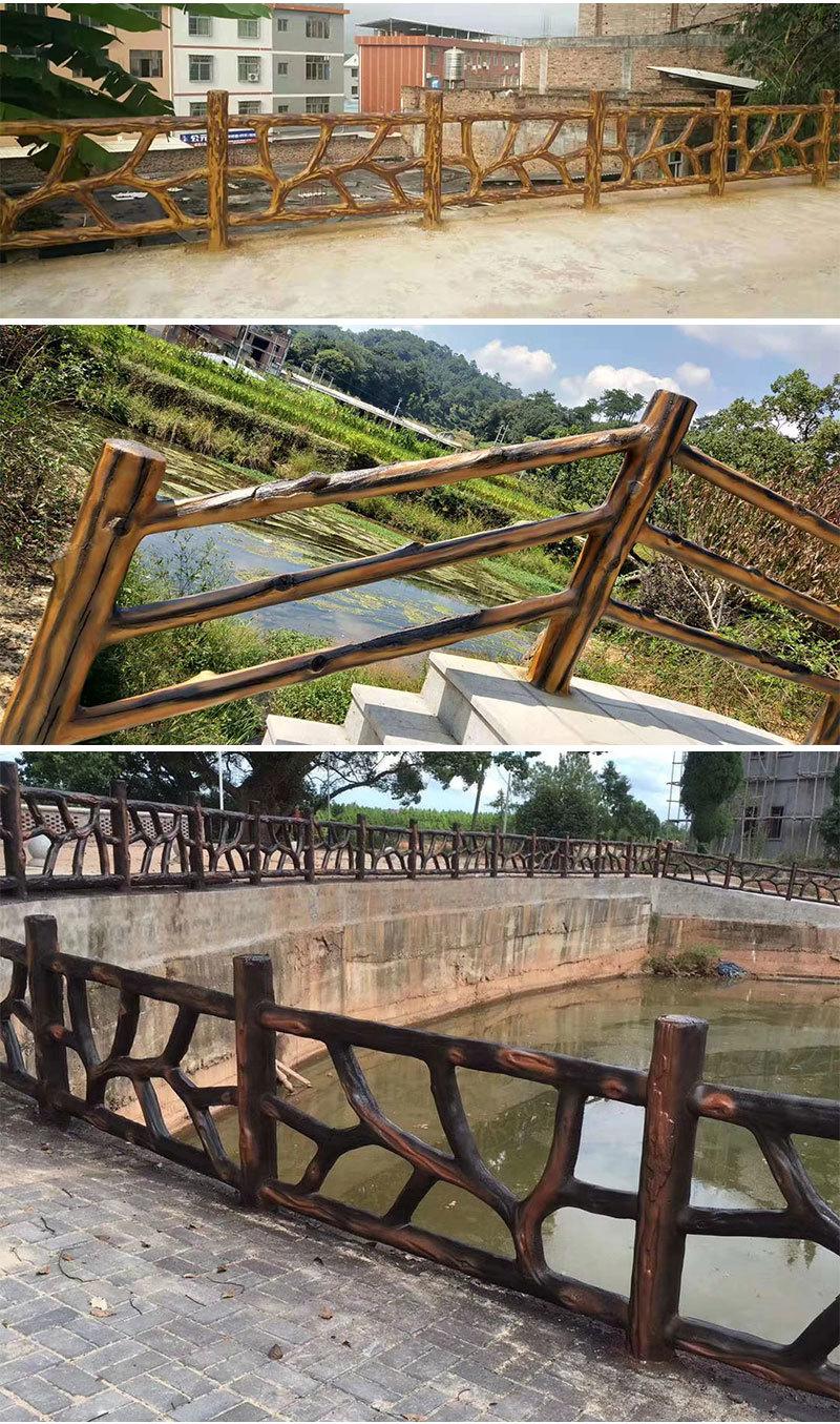 栏杆钢筋混凝土防护栏道路景观围栏河道水泥栏杆价格优选-建筑护栏