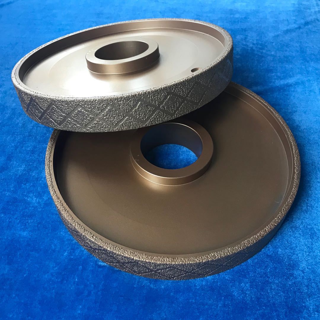 钎焊金刚石沙轮 打磨铸铁石材用钎焊砂轮 有序排列砂轮