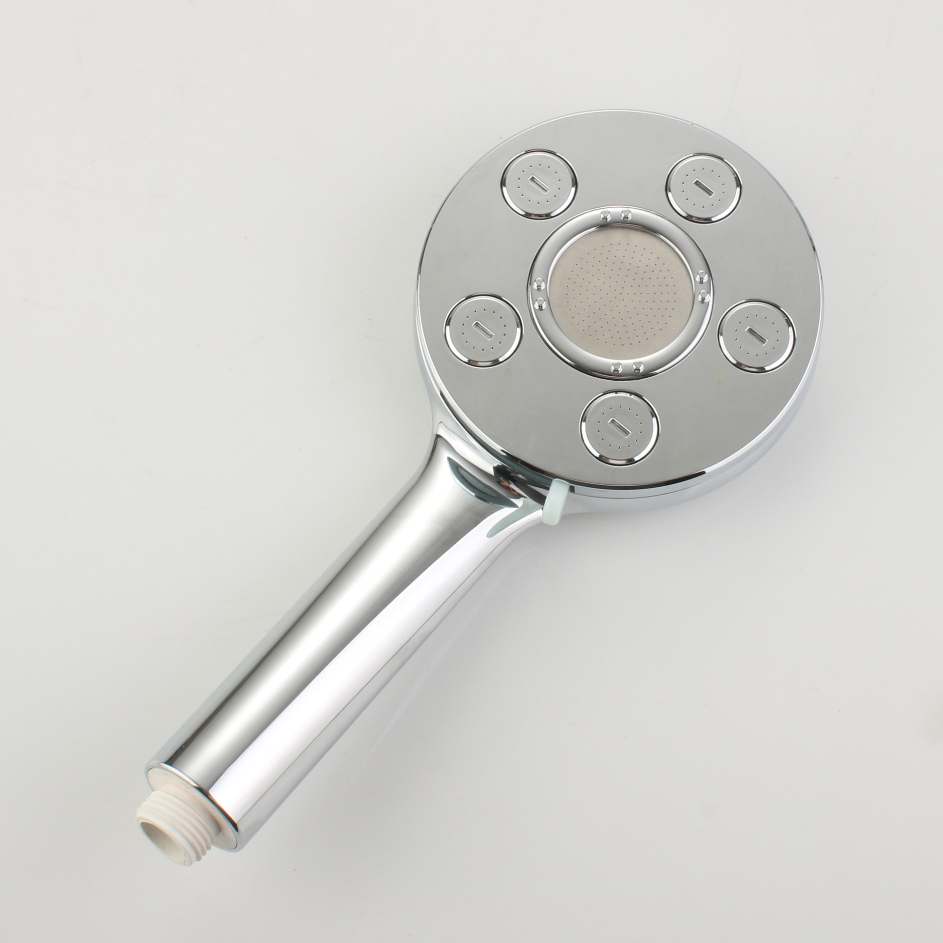 现货批发喷头浴室手持花洒一键止水功能增压节水喷头太空铝花洒头