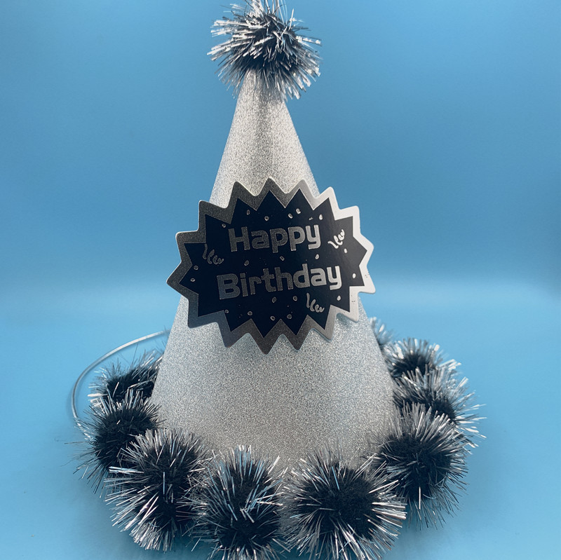 diy生日蛋糕帽派对儿童尖角纸帽子卡通米妮米老鼠魔法不发光