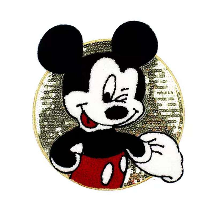 刺绣布贴毛巾绣定制卡通小熊绣花贴动物字母绣花章服装饰品补丁贴