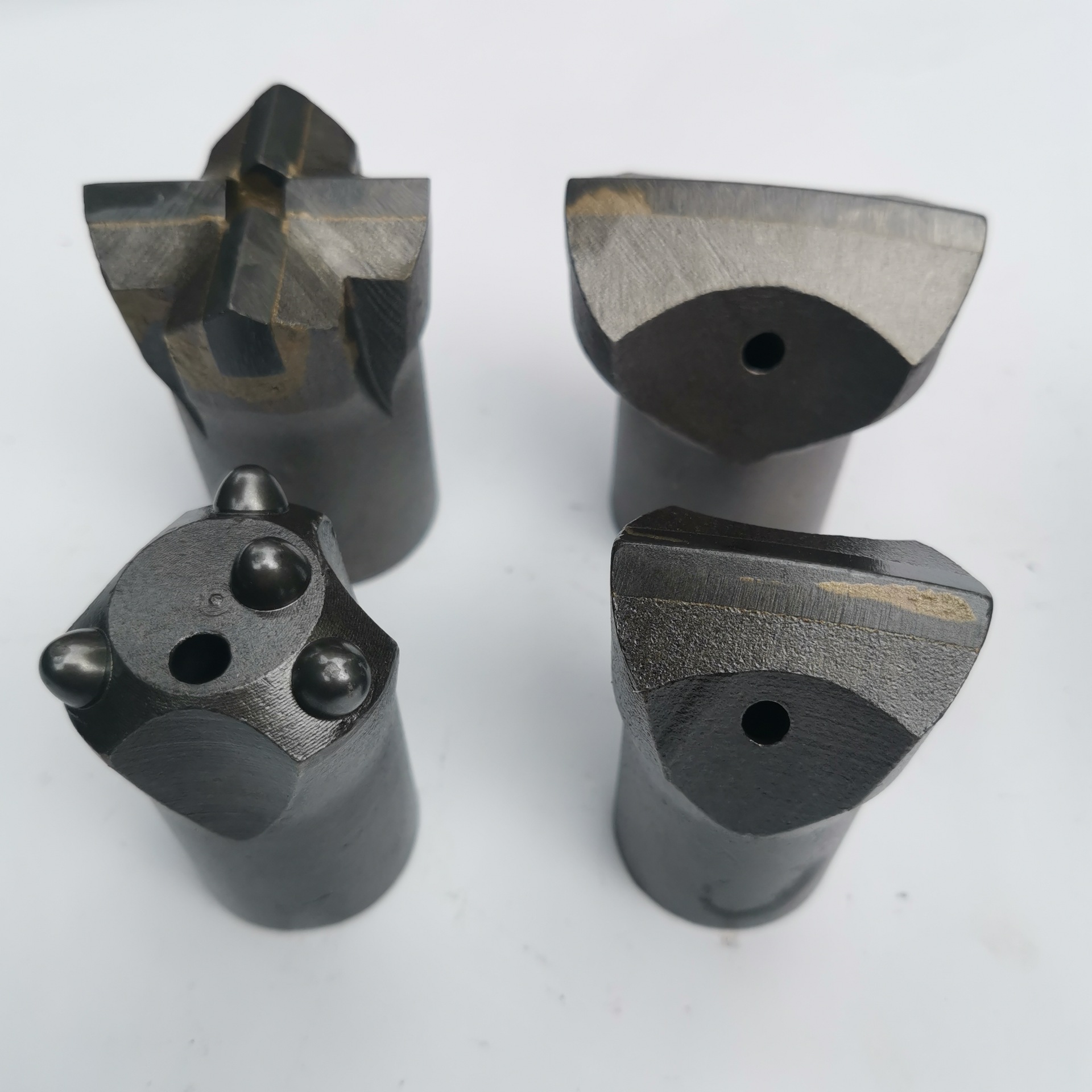 φ75金刚石三翼内凹复合片pdc不取芯钻头地质探水钻头厂家直供