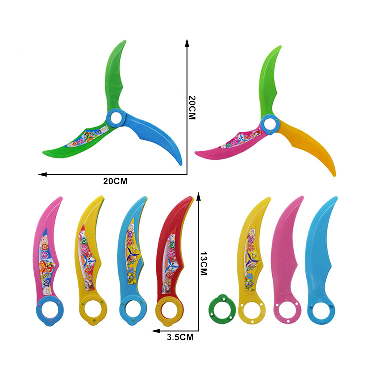 专业生产赠品小玩具 魔术旋转飞刀 万圣节糖果玩具淘宝促销小礼品
