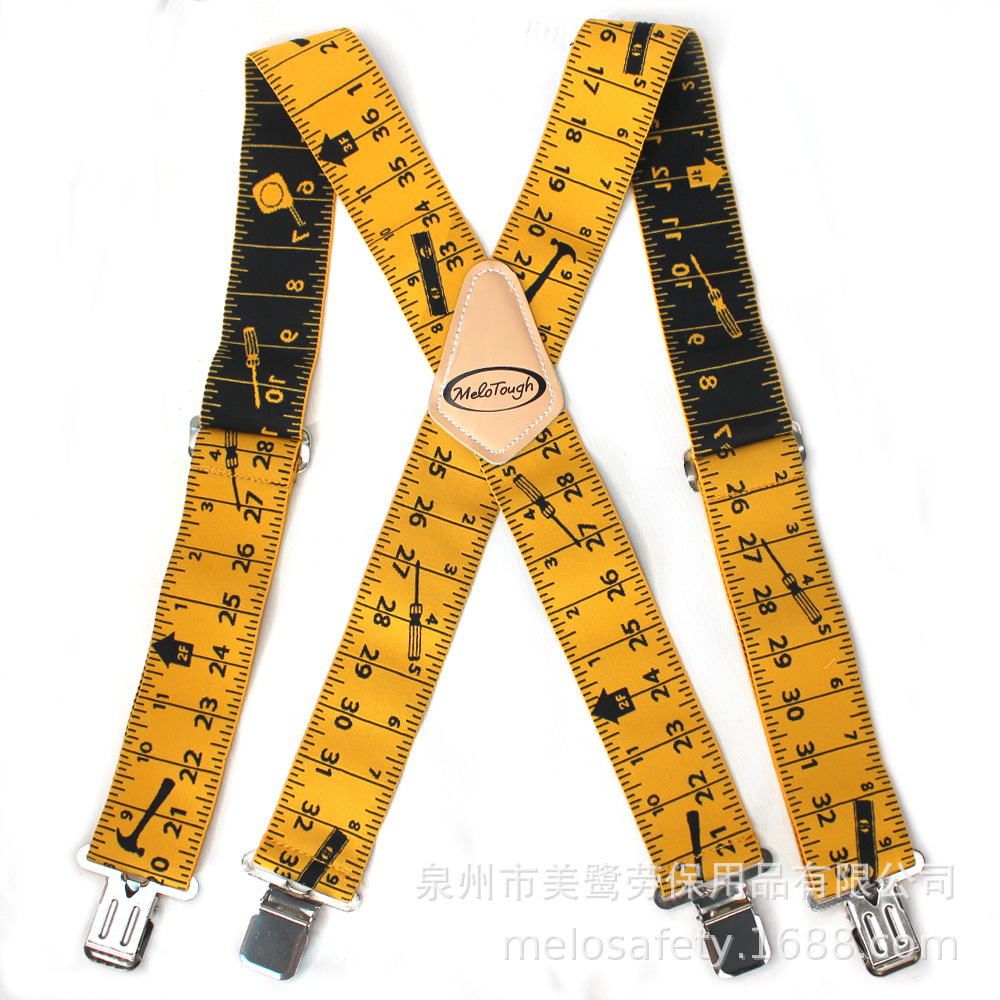 Cross-Border Hot Selling Ruler Strap Tool Fanny Pack Strap Reduce Waist Load Tool Belt Suspenders