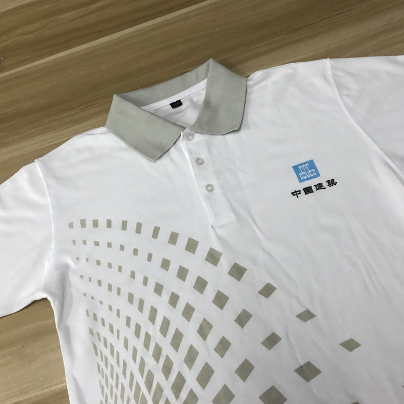 中国建筑文化衫工作服中建系统t恤ci工装衫工作衣短袖polo制工服