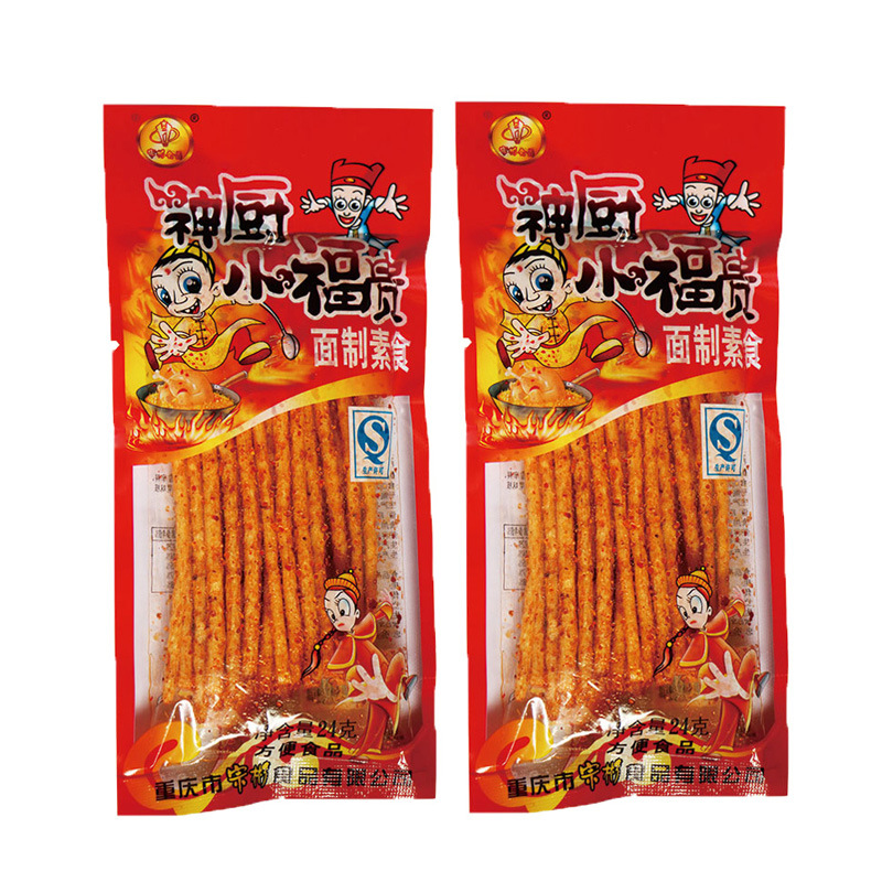 宗彬神厨小福贵辣条重庆麻辣素食8090儿时小吃怀旧零食面筋大礼包