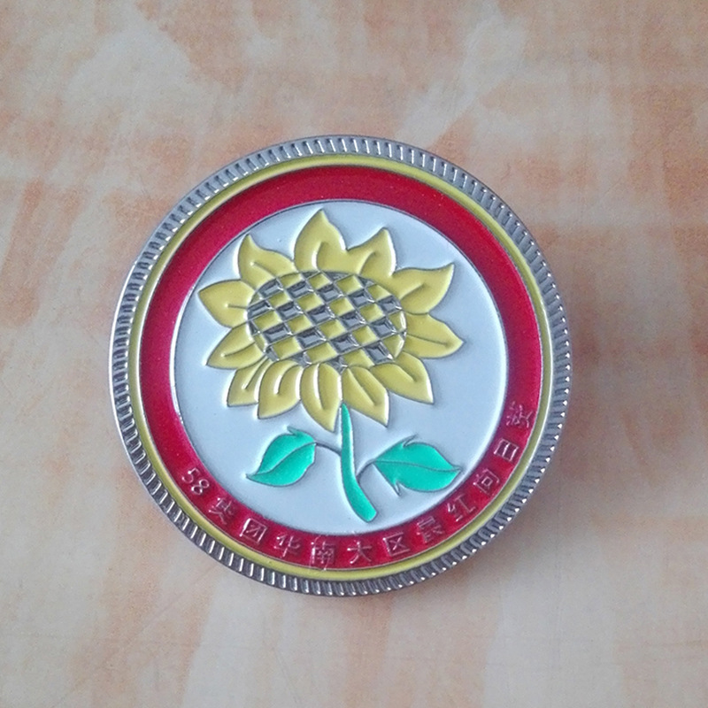 电镀镍滴胶徽章