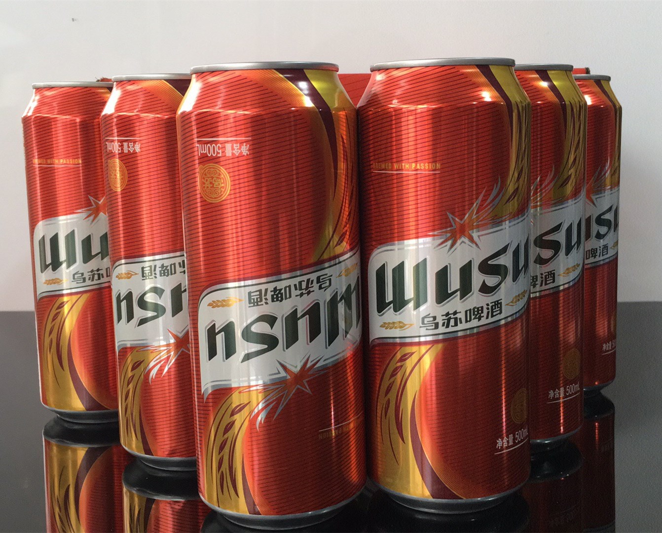 大红乌苏啤酒500ml*12罐 夺命大乌苏新疆原浆礼盒箱装-阿里巴巴