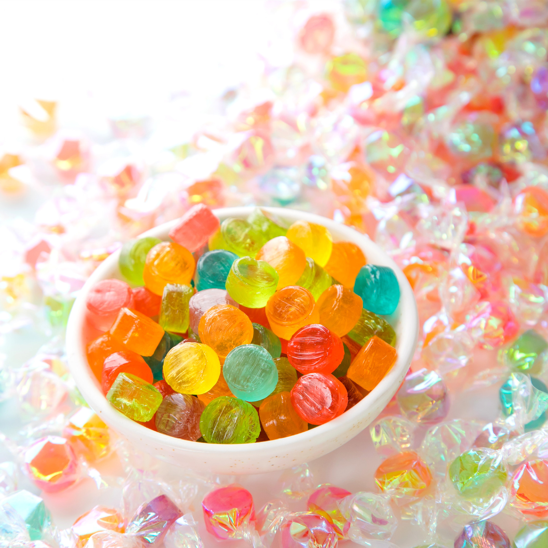 2500克脱普透明水晶糖千纸鹤年货招待客人喜糖宴会糖果-阿里巴巴