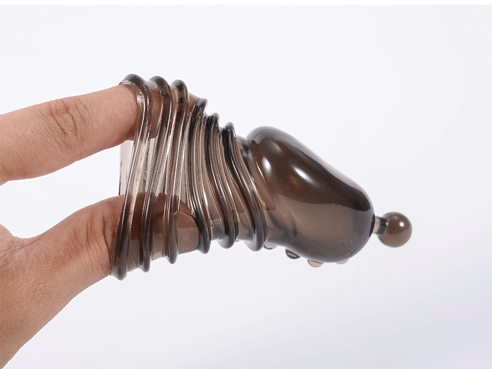 男用狼牙套加长加粗延时水晶套成人情趣用品外贸批发