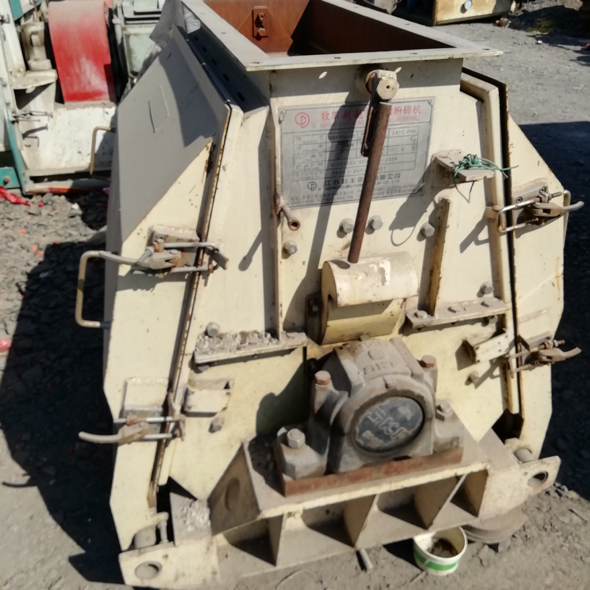 二手粉碎机江苏牧羊swfp6680锤片粉碎机千瓦木材粉碎机锯末粉碎