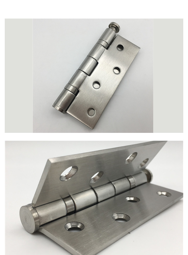 不锈钢合页 4寸可抽芯合页 门用平开合页 门顶配套合页 脱卸合页