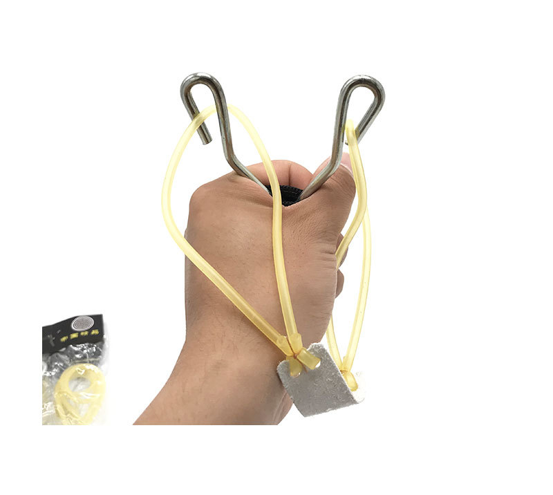 现货手持弹弓 自制皮筋弹弓diy弹弓 户外射击玩具批发