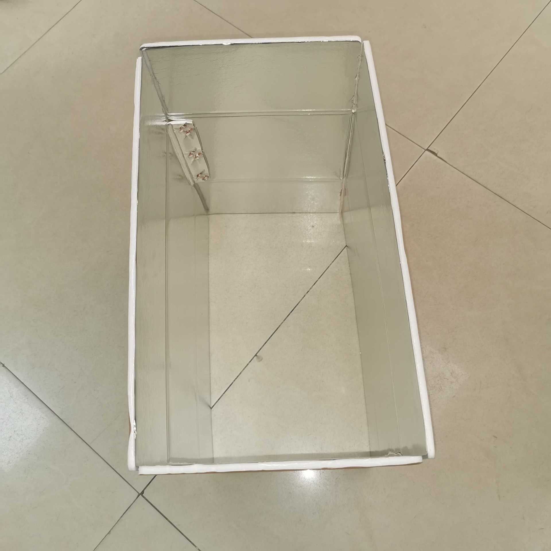 保温箱冷链专用箱牛皮纸保温板锡箔纸复合箱正方形包装盒高强度