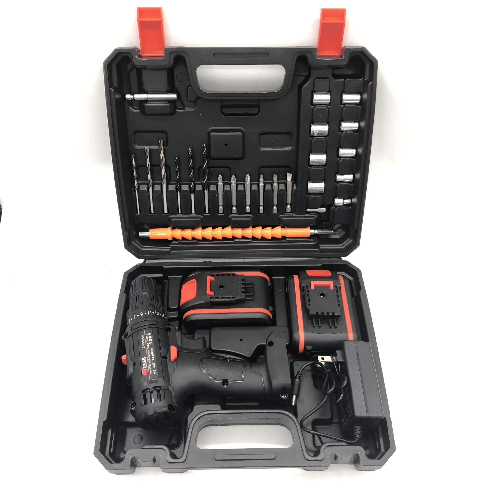 天虎48v充电手电钻家用锂电钻枪式手钻微电动螺丝刀电起子