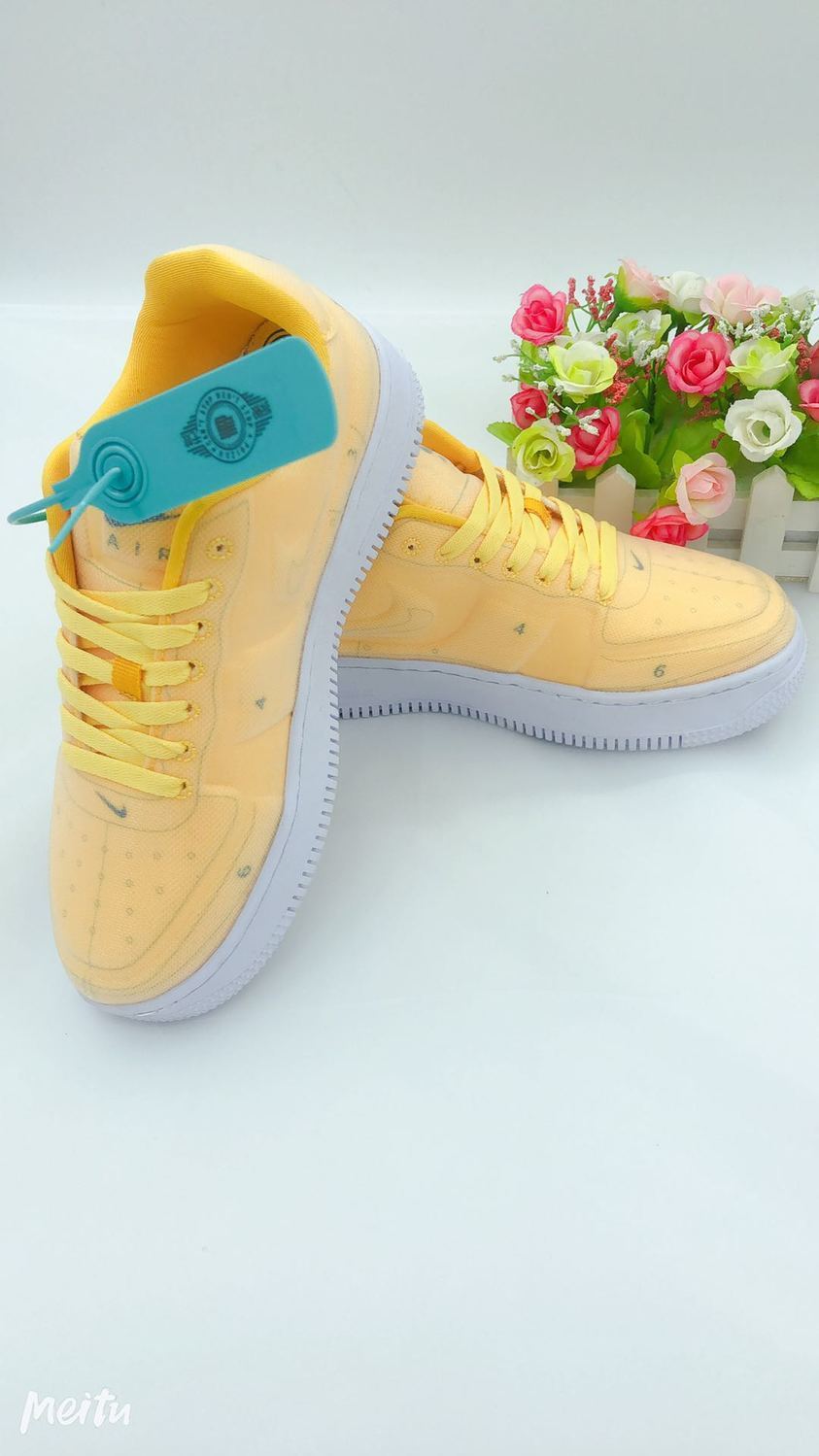 冰丝鞋af1解构空军一号数字手稿板鞋解构鞋新款板鞋小雏菊鞋子女