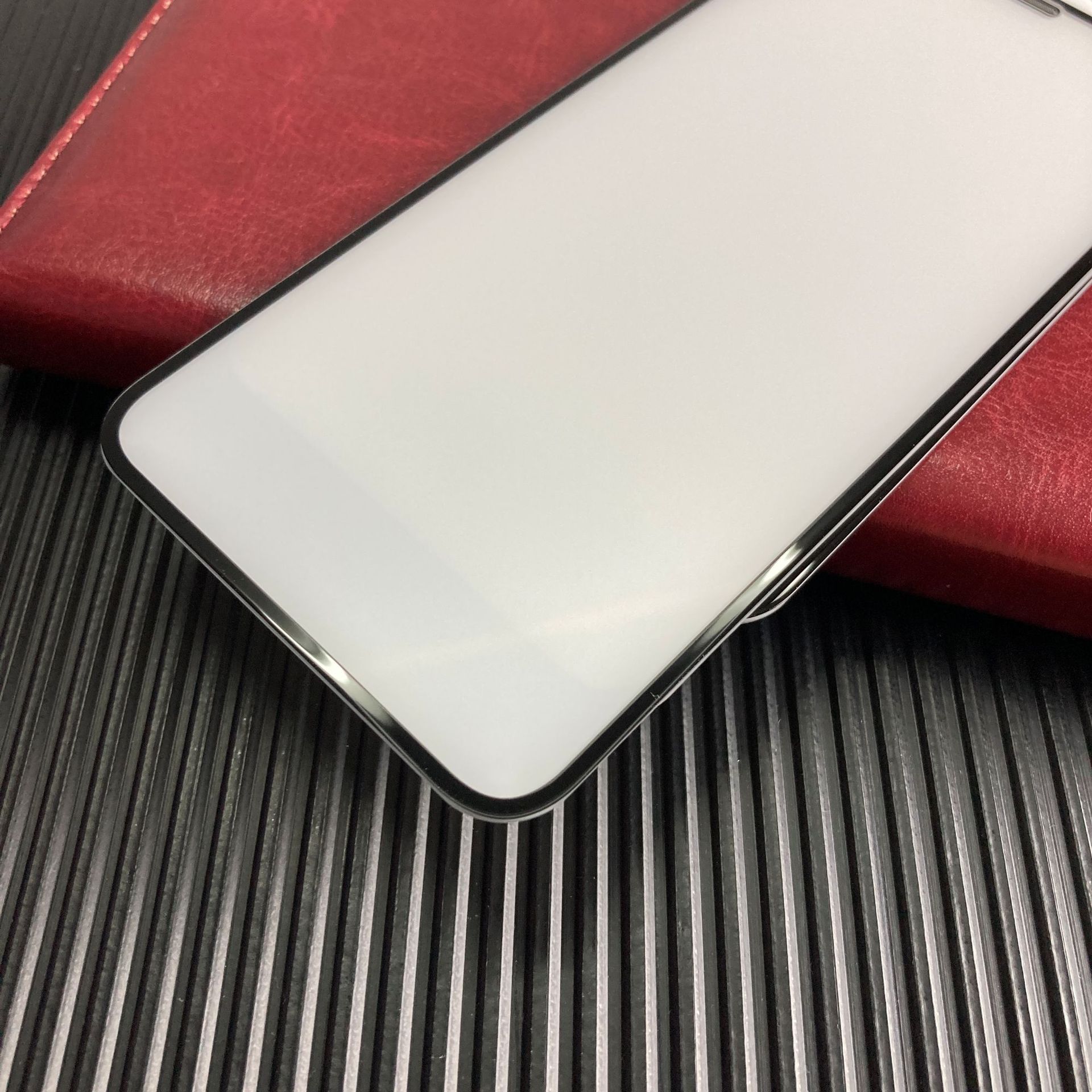 适用iphonexr全屏雾面磨砂钢化膜iphonexsmax满版保护膜防尘网