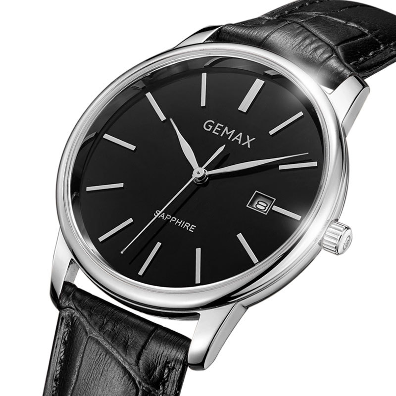 gemax/格玛仕 男表正品防水手表 男士时尚简约纤薄石英表 2175g