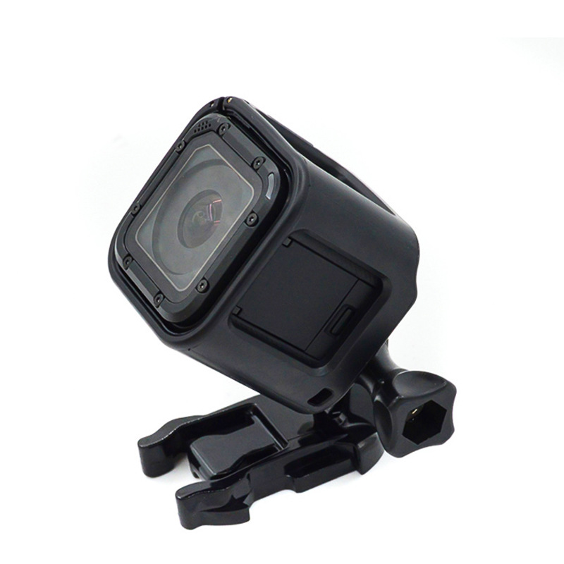 gopro运动相机配件快插低角度活动基座配合4s低角度背部边框使用