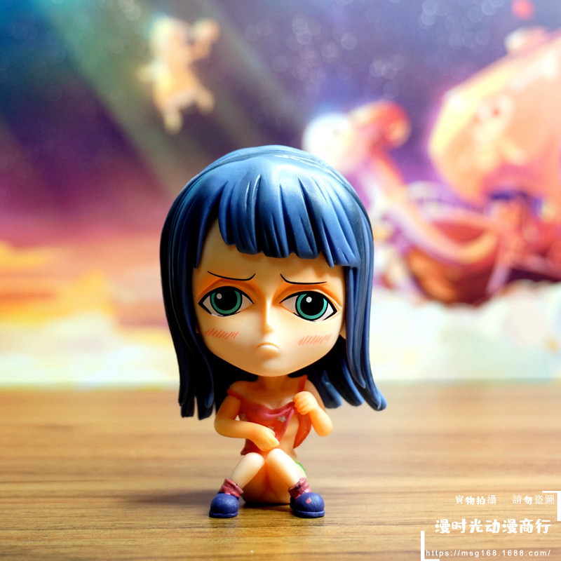 海贼王手办gk自信路飞萨博索隆艾斯乔巴娜美山治q版公仔模型摆件