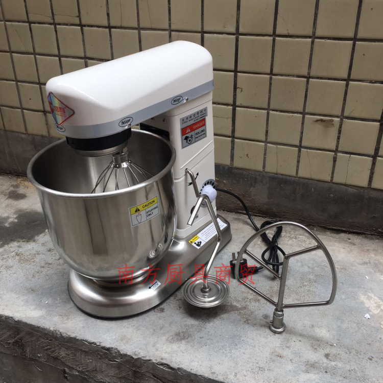 盛利10升多功能鲜奶搅拌机商用奶盖机厨师机打蛋机家用鲜奶打发机