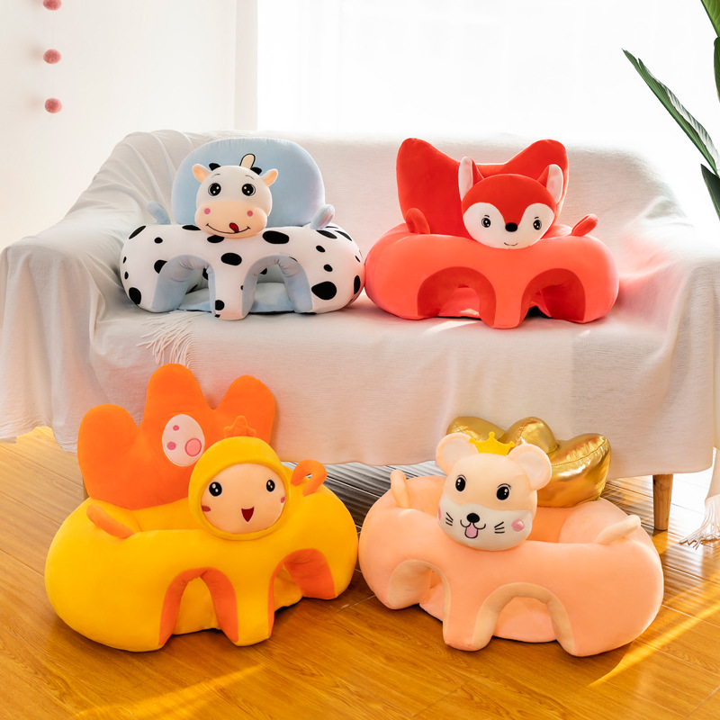 Factory Wholesale Cartoon Baby Sofa Infant Dining Chair Baby Learning Seat Children's Plush Toys Maternal and Child Supplies