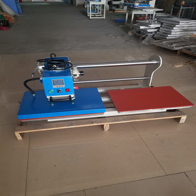 厂家供应上滑式气动烫画机 气动上滑双工位烫画机 60*80烫印机