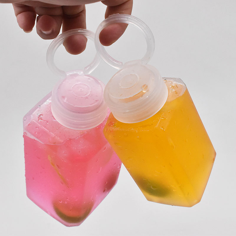 一次性水桶奶茶瓶一桶柠檬茶霸气宝藏迷你奶茶桶mini网红桶装水瓶