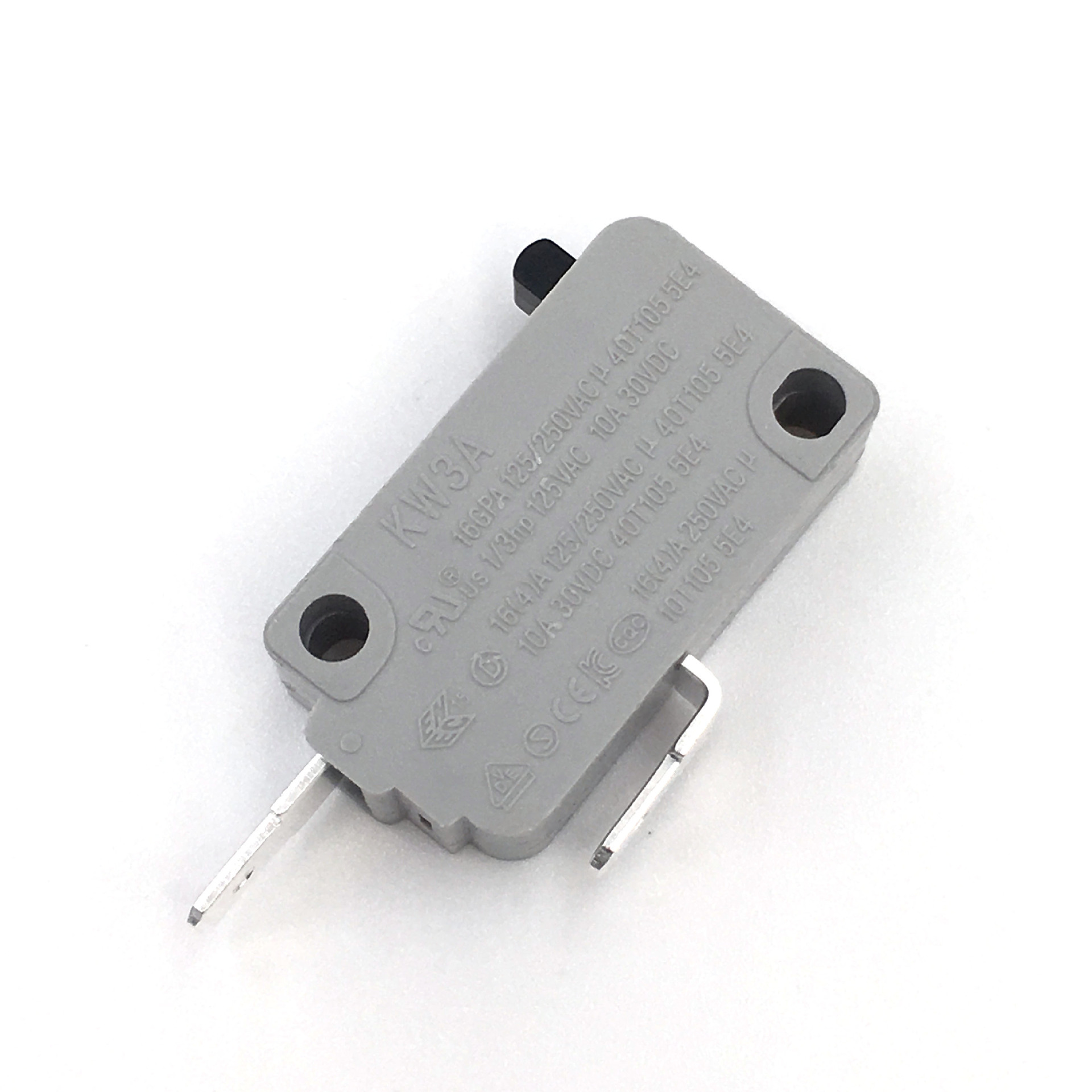 微动开关kw3a16d0c200两脚开关按键开关常闭式微动开关厂家直销