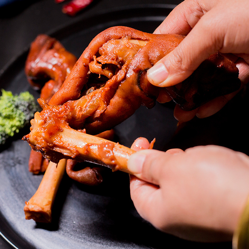 酱香羊蹄熟食羊蹄麻辣五香即食零食3只装厂家直销oem代加工德州