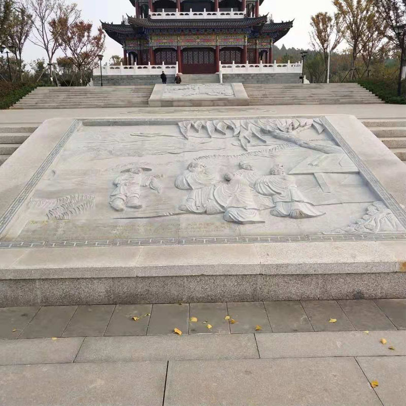 货源厂家石雕地面浮雕花岗岩壁画雕刻广场公园浮雕定制